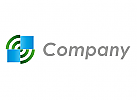 Zwei Rechtecke und Kreise, Ziel, Coaching, Logo
