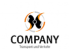 Logo Transport Logistik abstrakt