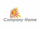 kologisch, Zeichen, Zeichnung, Sonne, Stern, Energie, Solar, Logo
