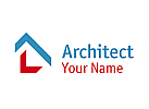 Haus aus Pfeilen - Architekten Logo