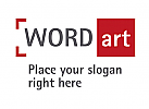 Wortrahmen mit dem Titel "Art" - Kunst Logo