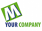 Buchstabe M Logo