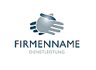 Logo mit Handshake