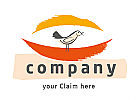 Vogel im Nest Logo