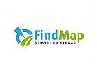 GPS Karte Kompass Logo