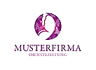 Logo mit Schmetterling fr Wellness oder Kosmetik