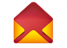 Logo für Emailmarketing - 3D Briefumschlag