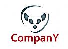 Zweifarbig, Zeichen, Zeichnung, Tier, Lemur, Logo