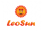 Lion sun logo