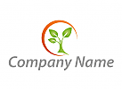 Baum, Zeichen, Zeichnung, Symbol, Sonne und Baum Logo