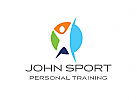 , Zeichen, Signet, Logo, Personal Training, Coaching