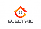 Logo, Elektrische, Haus, Elektriker, Handwerker, Installation, Reparatur