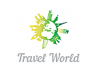 Logo, Reise, Reisebro, Koffer, Tasche, Axis, Urlaub, Ferien, Tour, Tourismus