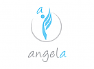Zeichen, Signet, Logo, Engel, Angel, Krankenpflege