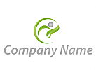 Pflanze, Ein Person Logo