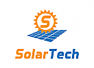 Engineering, Sonne, Strom, Energie, Solar, Panel, Logo