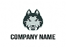 Logo, Wolf, Hund, Akita, Sport, Maskottchen, Wald, Jagd