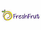 Obst, Markt, Geschfte Logo