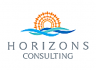 Horizont, Sonne, Meer, Ozean, Investitionen, Finanzen Logo