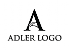 Logo, adler, vgel, Buchstabe A, Hotel, Finanzen