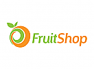 Obst, Orange, Zitrone, Apfel, Markt, bio, gesundheit, Saft, Logo