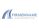 Architektur, Immobilien, Bau, Turm, Wolkenkratzer, blau, Logo