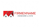 Immobilien, Architektur, Bauwesen, Makler, Hause, Logo