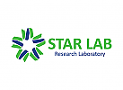 Sterne, Labor, DNA, Genetik, Biogenetik, Genanalyse, Blut, Medizin, Pharmazie, logo