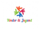 Gruppe, Kinder, Arzt, junge, kinderarzt, bunt, spiel, Logopden, Logo