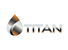 Titan, Öl, Gas, Öl, Benzin, Energie, Leistung, Tropfen, Logo