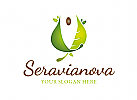 Logo fr Heilpraktiker, Naturkosmetik, veganes Restaurant