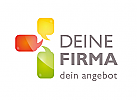 Logo mit Sprechblasen fr Kommunikation, Coaching,...