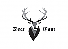 Zeichen, Signet, Logo, Hirsch, Geweih, Deer