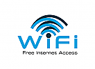 Internet, Wireless, Wi-Fi,Netzwerk  Logo