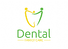 Zahn, Zahnarztpraxis Logo