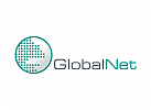 erde, global, Globus, digital, Net, Technologien, Logo