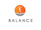 Zeichen, Signet, Logo, Mensch, Balance, Wellness, Arztpraxis, Yoga, Sport