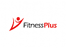 Menschen Logo, Mann, Medizin, Sport, Fitness, Pflege