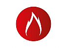 Zeichen, Signet, Logo, Feuer, Flamme, Haustechnik