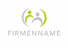 , Zwei Menschen, Zeichen, Signet, Logo, Menschen, Coaching 