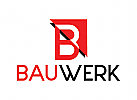 Bauwerk Logo, Bau, Architektur, Haus