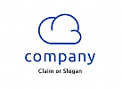 Modernes Logo, Wolke, Cloud
