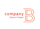Modernes Logo, Buchstabe B