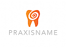 , Zhne, Zahnrzte, Zahnarztpraxis, Logo, Zahn, Spirale