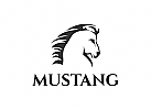 Pferd Logo, Pinto, Mustang, Ranch, Stud