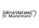 Schriftzug mit Zahnsilhouette