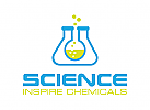 Wissenschaft, Chemie, Labor Logo