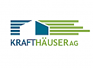 kohaus, zweifarbig, Signet, Symbol, Haus, Immobilie, Bau, Hausverwaltung, Logo