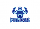 Fitness, Gymnastik, Kraft, Muskeln Logo , Bodybuilding Logo