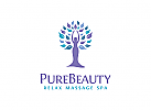 Kosmetik Logo, Wellness Logo, Spa, Massage, Salon